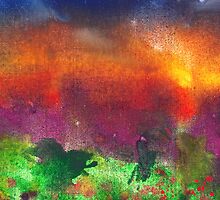 Abstract - Crayon - Utopia by Mike Savad