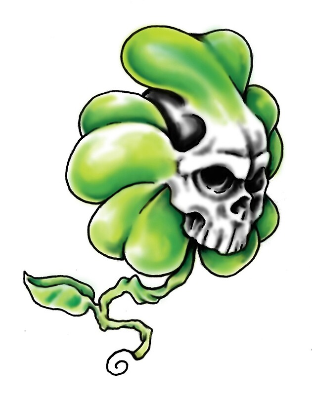 “Skull Shamrock” by TomHale | Redbubble