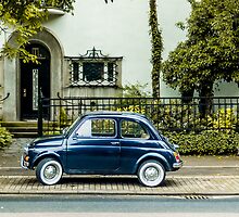 A car and a man by wulfman65