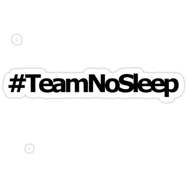 team no sleep shirt