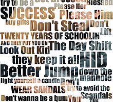 Subterranean Homesick Blues (Photo text) by georgestow