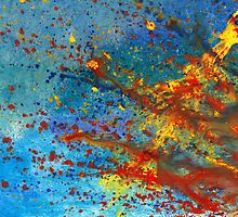Abstract - Acrylic - Just another Monday by Mike Savad