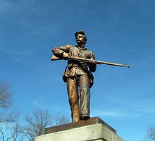 Union Solider, Gettysburg Battlefield National Park, PA USA by Jane Neill-Hancock