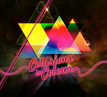 Collissions in Color Art Poster by barrettbiggers