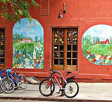 A European Street Corner in the middle of NYC by Jane Neill-Hancock