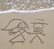 Bride and Groom by Lenora "Slinky" Regan