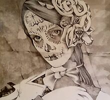 A Portrait Of Ms Gray ( Work In Progress ) by John Dicandia ( JinnDoW )