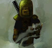 One Man Tank Returning From Battle by astralsid