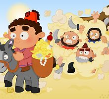 Ali Baba and the 40 thieves (Arabian nights) by alapapaju