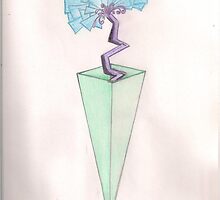 Abstract Vase and Flower by SteveHanna