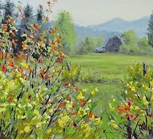 Yellow Broom Spring by Karen Ilari