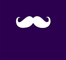 Funny white mustache 14 by Nhan Ngo