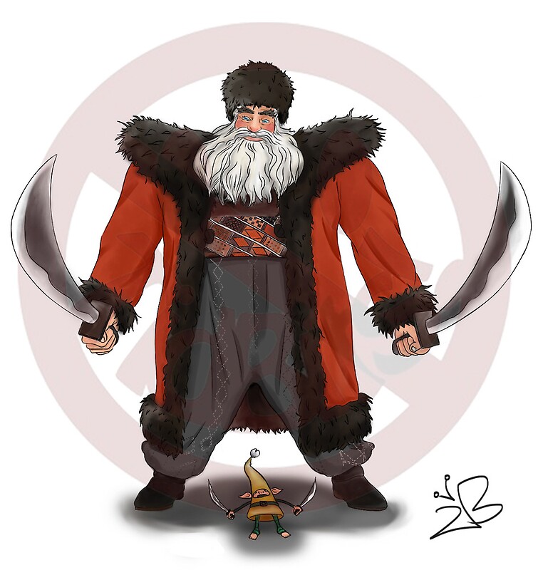 "Santa Clause - Rise of the Guardians" by zian08 | Redbubble
