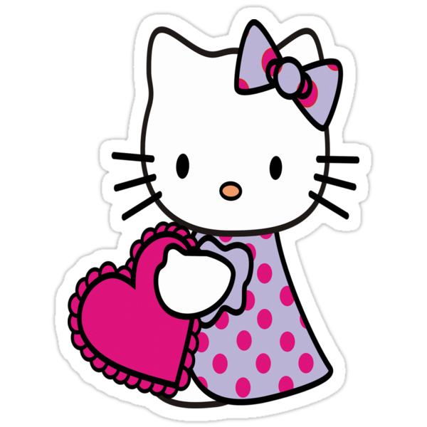 funny,cute hello kitty heart T-Shirts & Hoodies Kids, Clothes,Stickers ...