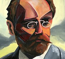 Emile Zola by Adrian Covert