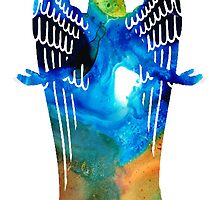 Angel of Light - Spiritual Art Painting by Sharon Cummings