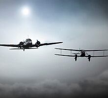 Anson and Rapide by J Biggadike