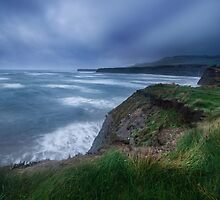 Storm clouds, Kimmeridge Bay, Dorset by muphotographic