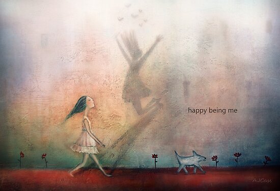 Happy being me by Amanda  Cass