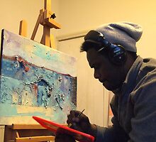 Man Still At Work by Eddy Aigbe
