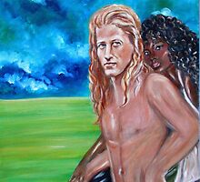 "Vikings in America, B.H." Interracial Lovers Series by Yesi Casanova
