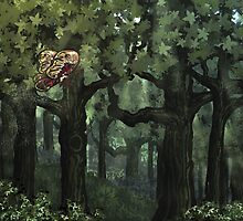 Fantasy Forest Flight by cbthefia