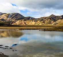 Reflections on Landmannalaugar by Silken Photography