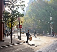 Skateboard Commuter by Mikell Herrick