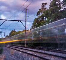Commuter Train by John Violet