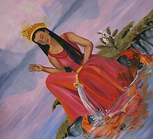 Kuan Yin Canvas Print by Henriott