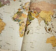 World Map by Em O'Reilly