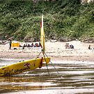 RNLI Lifeguard Surfboard by Andrew Pounder