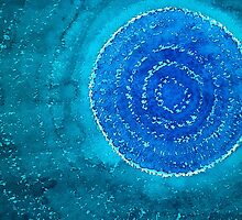 Blue World original painting by CrowRisingMedia