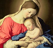 Madonna and Child by Bridgeman Art Library