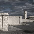 Art Deco Bus Stop & Clock Tower by Andrew Pounder