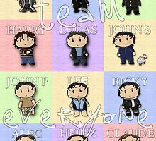 Team Everyone Richard Armitage Characters - With Text by sebabybaby