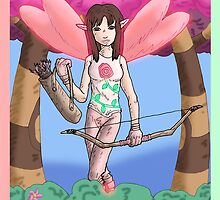 Eight Realms: Michelle the Rose Fairy (aka the Maiden of Raven)...... by kangarookid