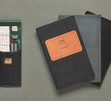 Old-fashioned Notebooks & Drawing Utensils by visualspectrum