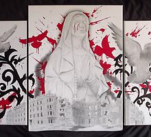 Untitled 3 piece canvas set by asvone