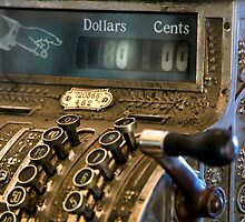 Antique Cash Register by printscapes
