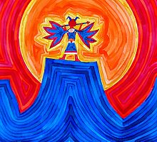 Thunderbird original painting by CrowRisingMedia