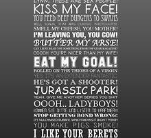 Alan Partridge Quotes (White Text) by chubbyblade