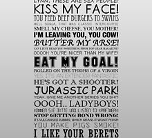 Alan Partridge Quotes (Black Text) by chubbyblade