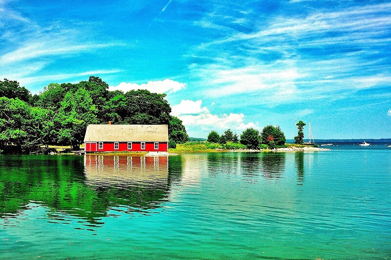 "Brooklin, Maine" by fauselr Redbubble