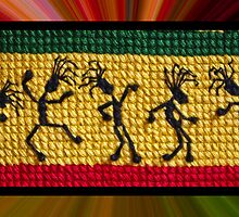 og lively reggae dancers by dedmanshootn