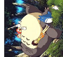 Totoro sleeping by Totorooo