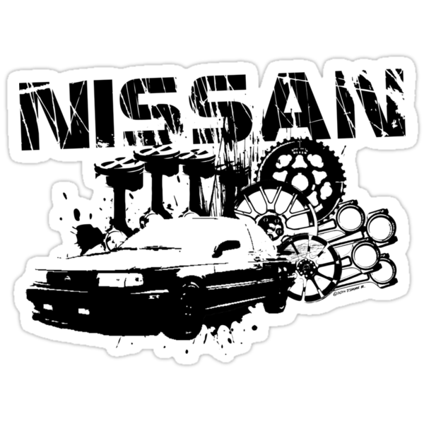 Nissan sentra window decals #10