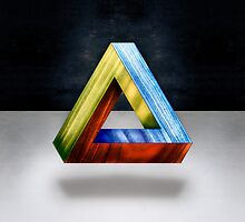 Penrose Triangle RGB by YoPedro