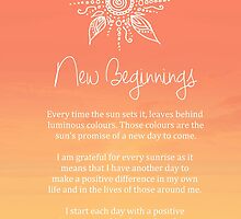 Affirmation - New Beginnings by CarlyMarie