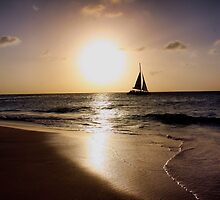 Sunset Sail by Polly Peacock